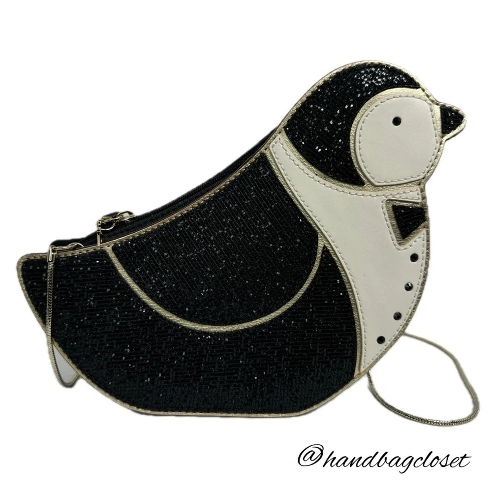 Kate Spade New York Clifton Lane Penguin Crossbody Novelty Bag